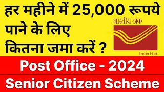 SCSS Post Office Scheme 2024  Senior Citizen Saving Scheme  Senior Citizens Income Tax Benefits [upl. by Hayilaa682]