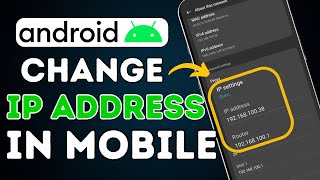 How to Change IP Address on Android Mobile  Full Guide [upl. by Aikan]