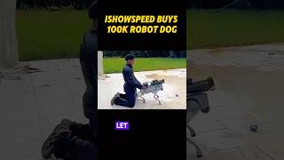 Robot Dog Gone Wrong iShowSpeed’s Fiery Encounter 🐕‍🔥😲 shorts ishowspeed [upl. by Enitsej]