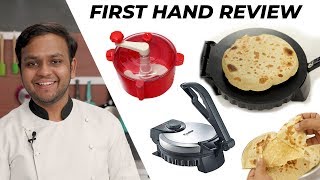 Roti Maker amp Atta Dough Maker Machine Review  CookingShooking [upl. by Clarisa]