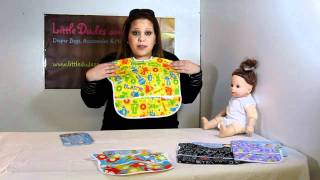 Bumkins Junior Bib How To and Overview [upl. by Nagiem]