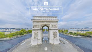 Arc de Triomphe  Vidéo 360 8k [upl. by Enahsed]