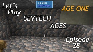 Minecraft Sevtech Ages Episode 28  Making the Melter Work and finding more Tin [upl. by Negaet]