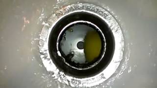 Melon in food waste disposer slow motion [upl. by Alyad214]