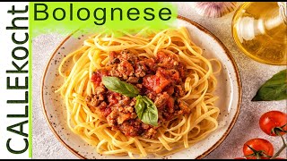 Bolognese kochen und einfach selber machen  Lecker Rezept [upl. by Ellehcen852]