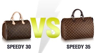 Louis Vuitton Speedy 30 vs Speedy 35 [upl. by Yuh]