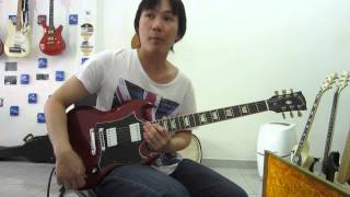 2008 Gibson Sg Standard Guitar Clean Sound [upl. by Artied]