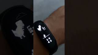 Dinosaur game watch face on mi band 6 shorts [upl. by Analli]