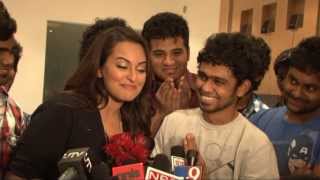 Sonakshi Sinha speaks Tamil Proposed by Indias Dancing Superstars Loyola Dream Team [upl. by Jenkins978]