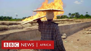 The toxic gas flares fuelling Nigerias climate change  BBC Africa [upl. by Asaph]