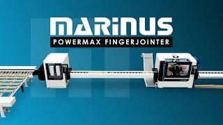 Marinus Powermax Finger Jointer amp Defect Saw 2023 animated [upl. by Anasus]