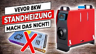 Vevor Standheizung 8KW Vorstellung amp Standheizungen niemals mit einem Netzteil betreiben [upl. by Angel]