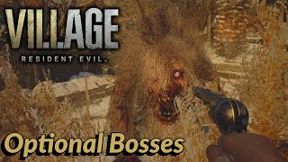 Resident Evil 8 Village  All Secret BossesVillage Of Shadows [upl. by Bolme]