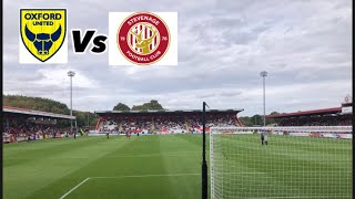 Oxford vs Stevenage vlog [upl. by Aierbma]