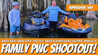 2023 SeaDoo GTX 170 vs 2023 Kawasaki Ultra 160LXS The Watercraft Journal Ep 141 [upl. by Esinek782]