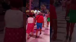 Night time live on the beach 🏖Benidorm Beach 🏖 [upl. by Cock456]