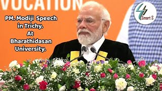 PM Modi Speech in Bharathidasan UniversityTrichy feed viral trending trend youtube youtuber [upl. by Jsandye]