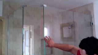 Frameless shower door neo angle [upl. by Wakefield675]