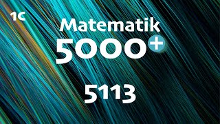 Matematik 5000 1c 5113 matte 1c [upl. by Akihsal]