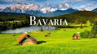 Top 10 Places To Visit In Bavaria  4K Travel Guide [upl. by Akahs]