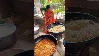 Fried rice aloo dum recipe home delivery order  food villgefood recipe cooking homedelivery [upl. by Otrebmal]