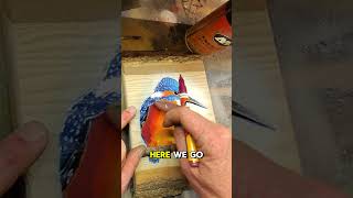 Graffiti and Spraypaint painting trade secrets art paintingprocess handmade wood arttutorial [upl. by Ahselrac843]