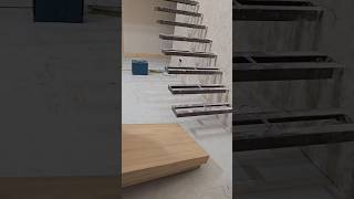 Home stairs installation flaotingstairs modernstairs professionalstairs [upl. by Eloken]