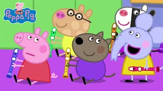 Peppa Pig Learns to Play the Recorder [upl. by Llerrit]