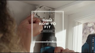 Dunelm  How to Fit Venetian Blinds [upl. by Aksehcnarf]