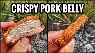 How to Make Crispy Pork Belly in a Weber Kettle [upl. by Urban635]