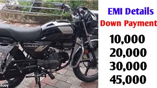 hero splendor xtec down payment emi details  hero splendor xtec down payment  emi details splendor [upl. by Nnylcaj]