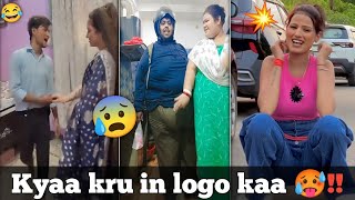 Kyaa kru In logo ko 🥵‼️ Roast Video  triggeredinsaan CarryMinati roast youtube [upl. by Allisan]