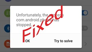 Fix Unfortunately the process comandroidphone has stopped in AndroidTablet [upl. by Ecirtap]