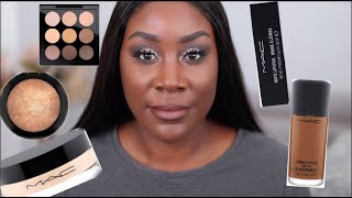 Full face using Mac Cosmetics on dark skin [upl. by Aymer]