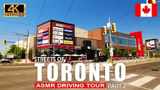 ASMR Driving 4k  Streets of Toronto Part 2  Old Weston Rogers Caledonia Rd Wilson Ave Sheppard [upl. by Itsyrk]