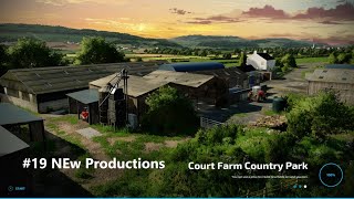 19 New Productions  FS22 Lets Play  Court Farm [upl. by Dust]