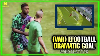 VAR EFOOTBALL PES 2022 MOBILE  COMPILATION [upl. by Idnem]