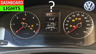 VW T5 Dashboard Warning Lights amp Symbols What They Mean  VW T5 Instrument Panel Warning Lights [upl. by Hamburger]