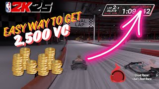 I BEAT MY OWN RECORD IN NBA 2K25 GO KART World Fastest Run Easiest Way to Get 2500 VC This Week [upl. by Urd]