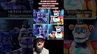 Glamrock Freddy learns what Funtime Freddy keeps in his chest compartment fnaf fivenightsatfreddy [upl. by Perri]