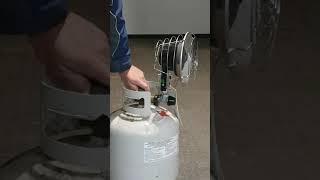 How to light a propane heater [upl. by Netsrejk]