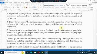 Significance of Qualitative Research Methods 2024  Englilearn [upl. by Ecaidnac]