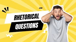 Rhetorical Questions and their Functions [upl. by Annaigroeg]