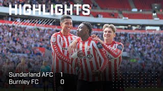 Mundle Downs Clarets  Sunderland AFC 1  0 Burnley FC  EFL Championship Highlights [upl. by Gnivri232]