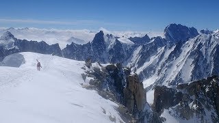 Chamonix Snow Report Aiguille dArgentiere 27th April 2018 [upl. by Jaye759]