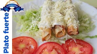 Cómo Hacer Un Delicióso Consomé De Pollo Con tacos Dorados Estilo Guerrero [upl. by Einitsed637]