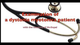 Examination of A Dystrophy Mytonica Patient [upl. by Tlaw]