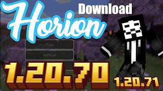 JUST UPDATED  Horion Hacked Client 12070  12072 DOWNLOAD  MINECRAFT Bedrock Edition [upl. by December]