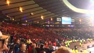 Belgian fans singing Loch Lomond [upl. by Aney36]