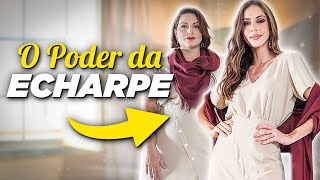 ECHARPE DA COR CERTA PARA ELEVAR O SEU LOOK E FICAR ELEGANTE [upl. by Garnette723]